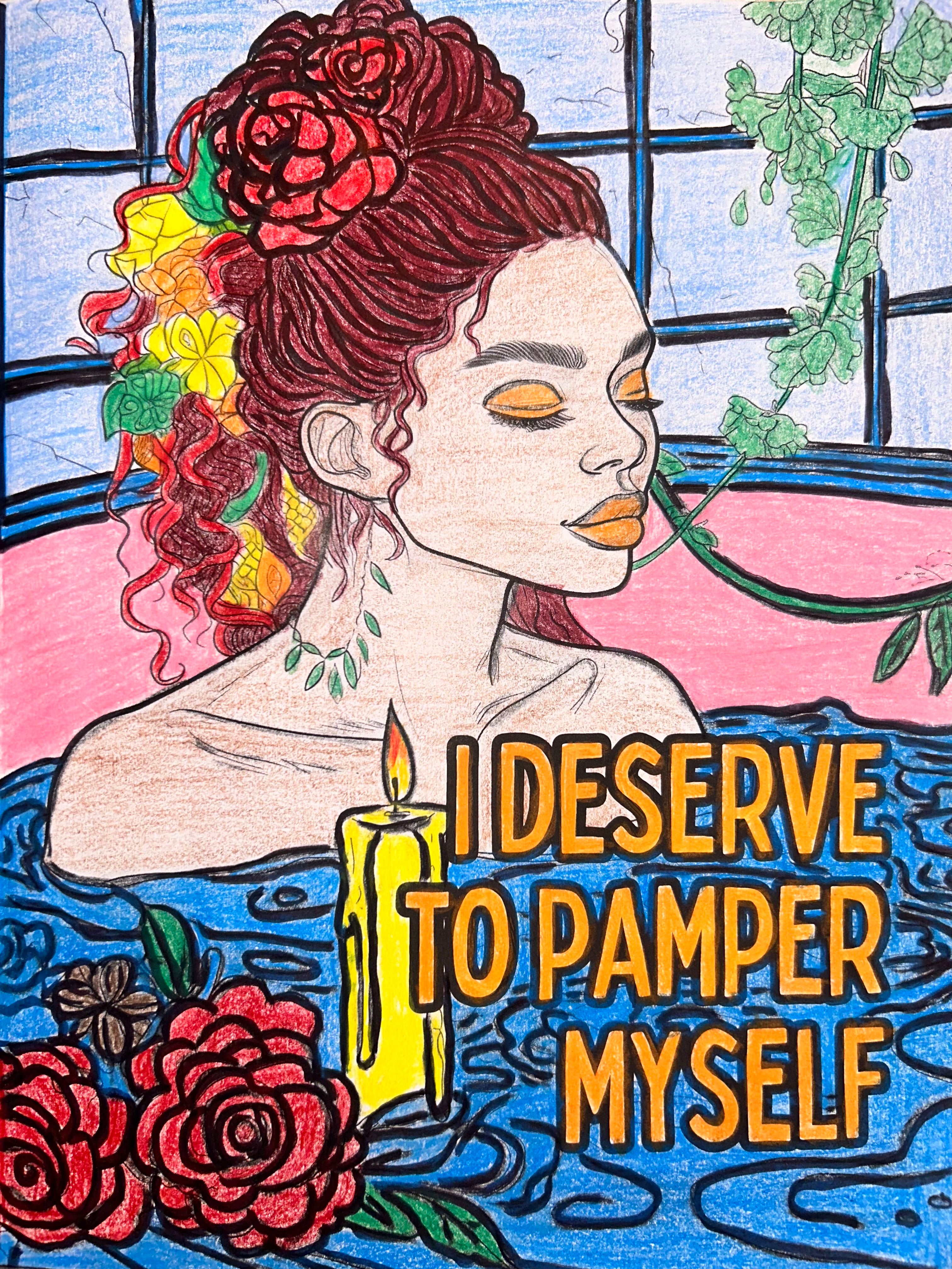 Adore Yourself: Self-Love Coloring Book